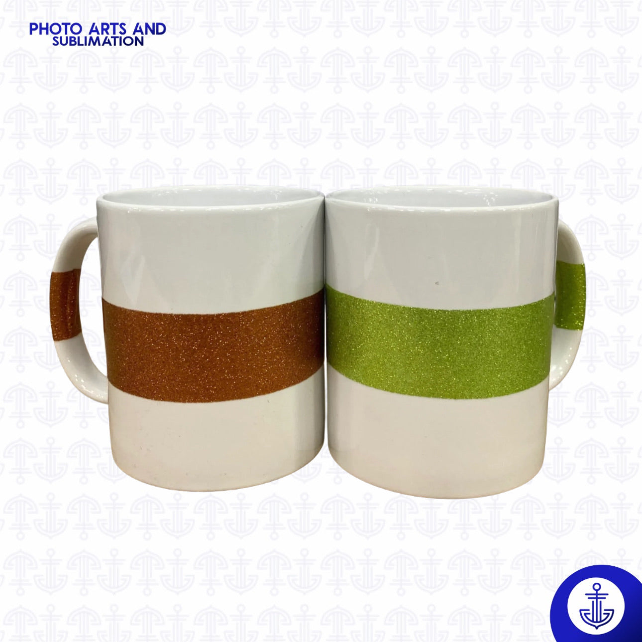 Mug con Franja Escarchada 11 oz