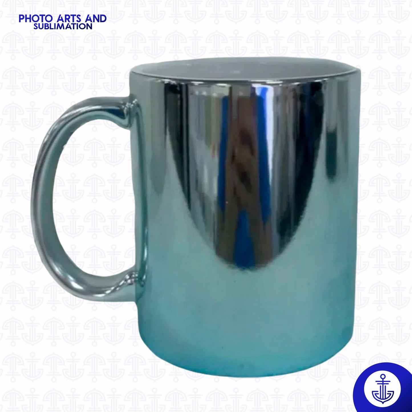 Mug Metalizado Bicolor 11 oz
