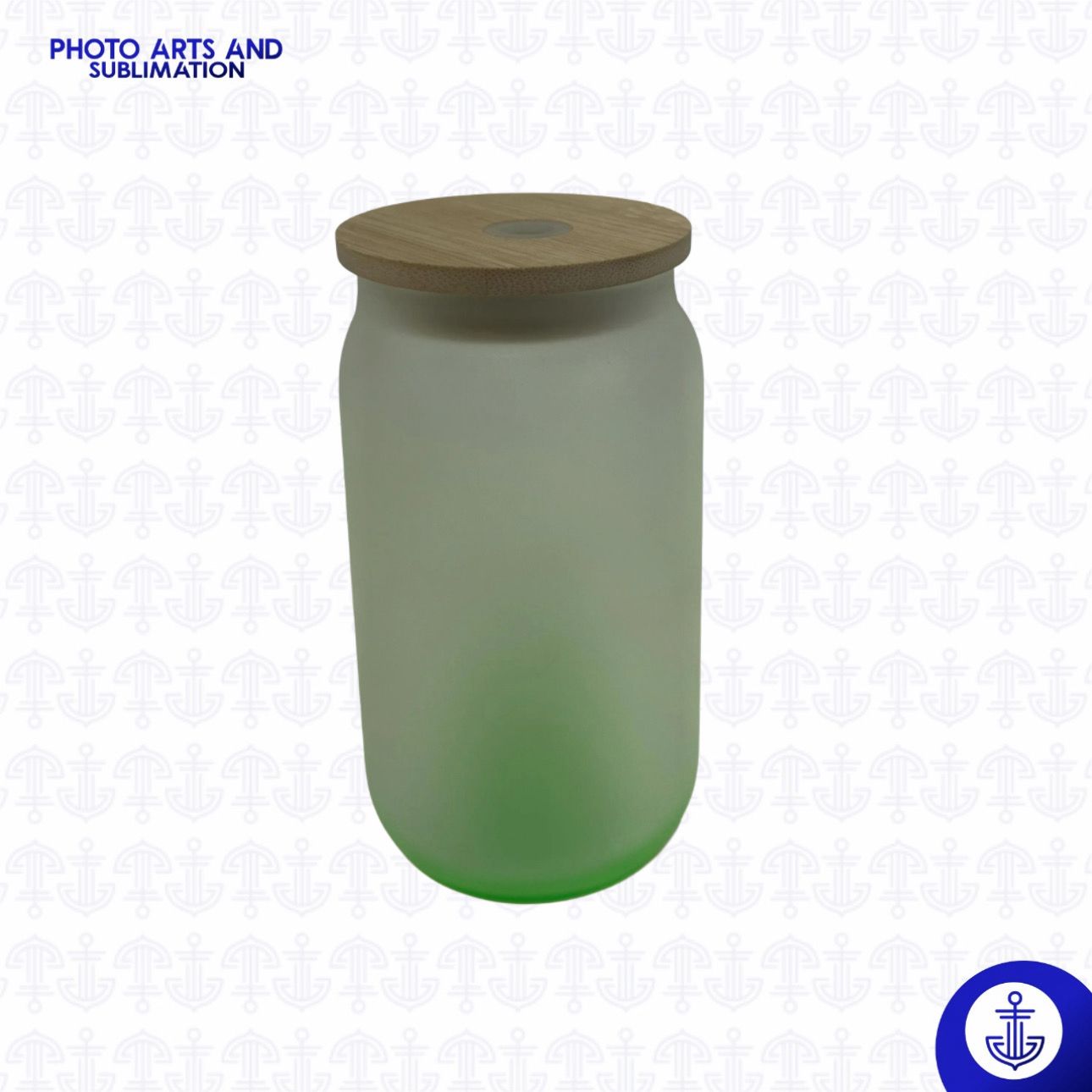 Vaso 11 oz con Fondo de Color y Tapa de Bambú