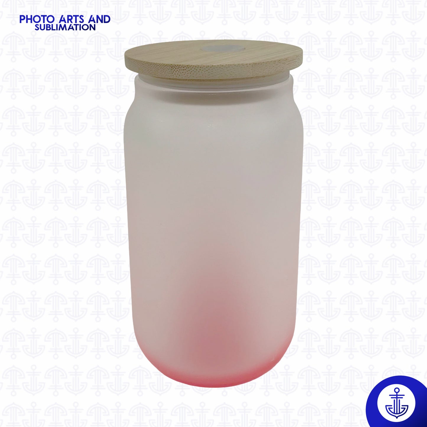Vaso 9 oz Fondo Color con Tapa de Bambú