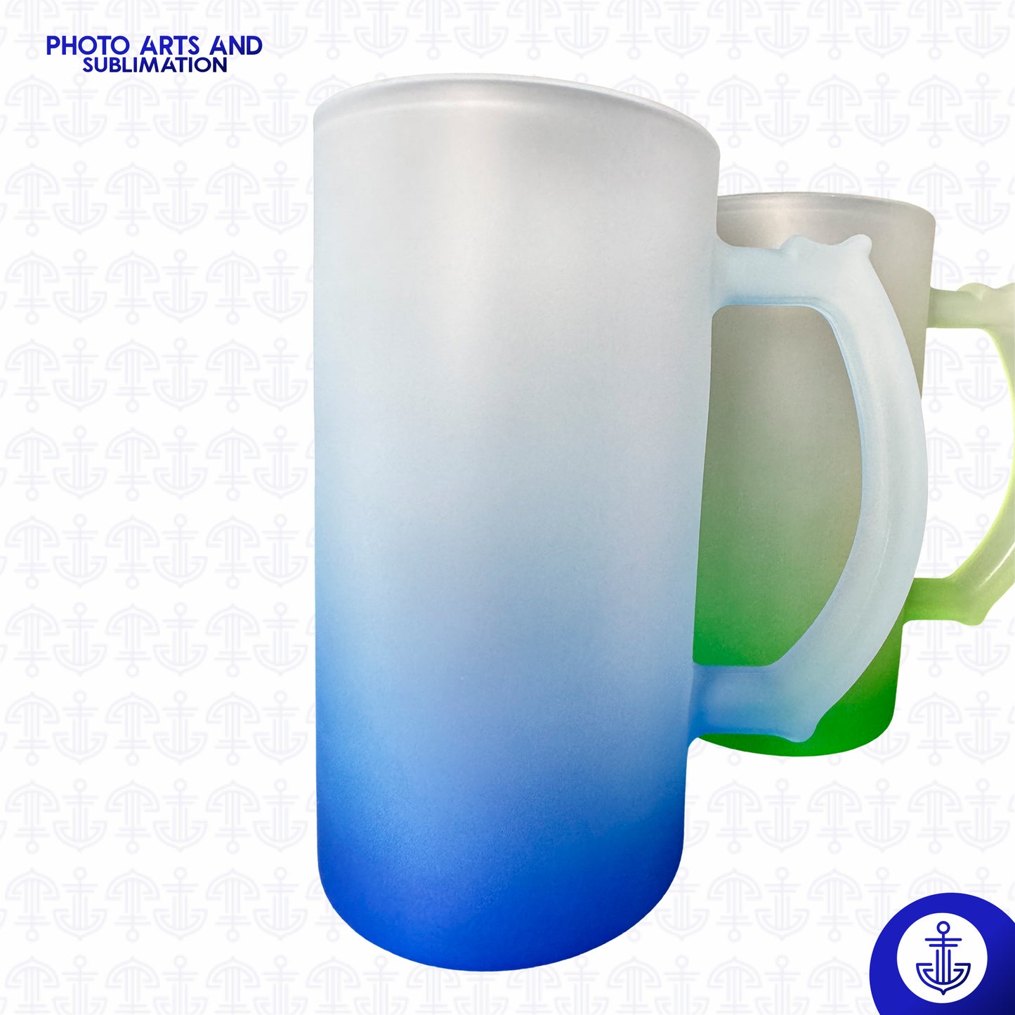 Mug Cervecero Opalizado con Fondo de Color