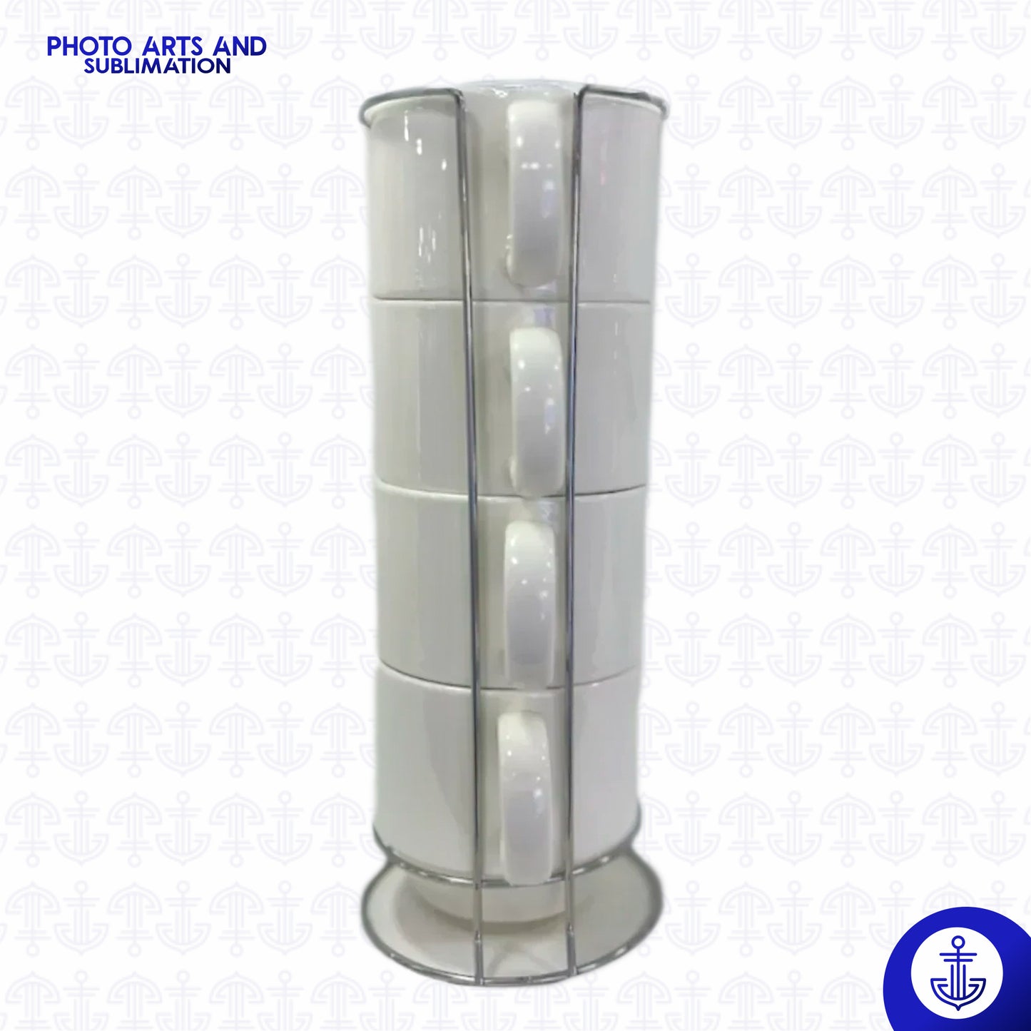 Mini Mug Apilable x4 con Caja