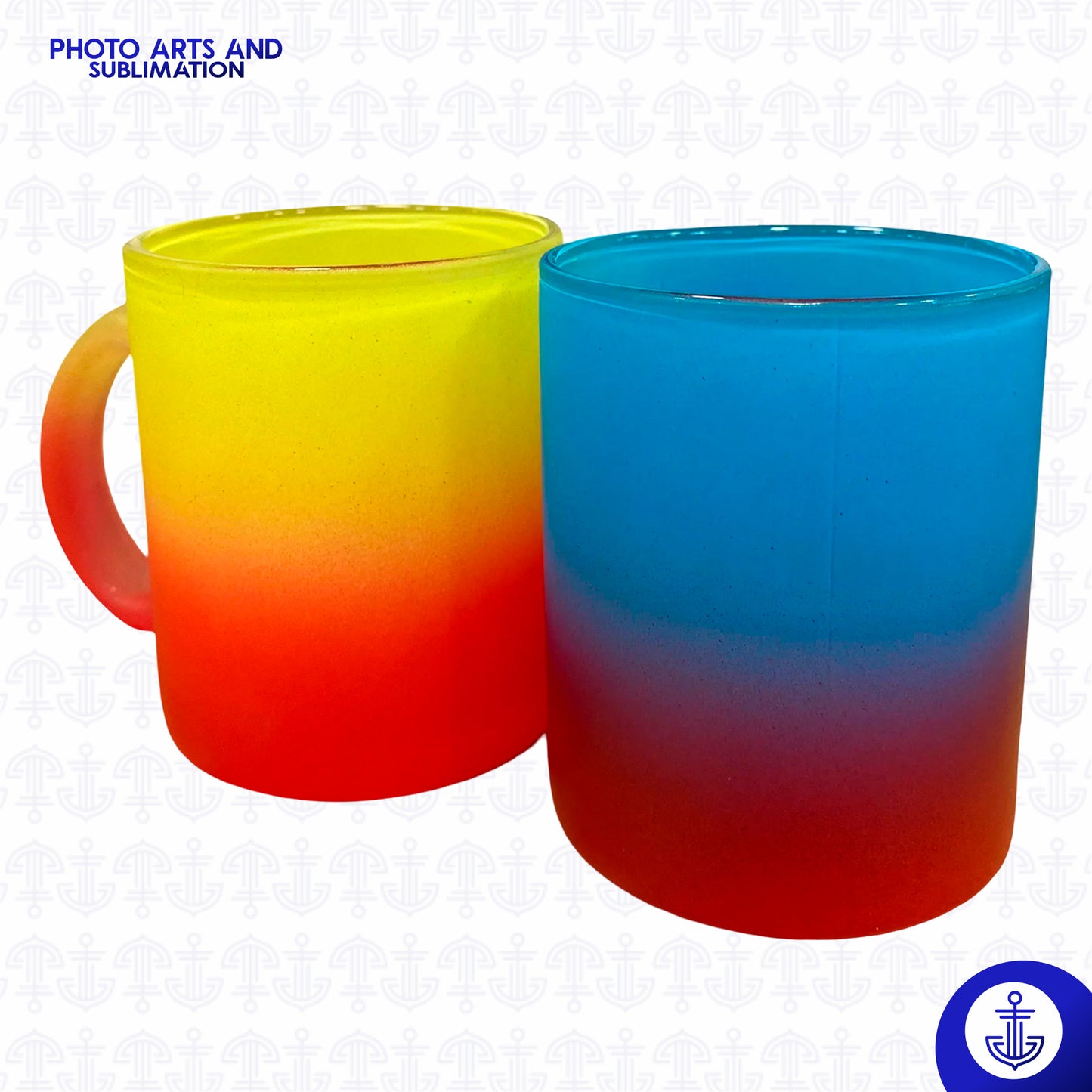 Mug de Cristal Bicolor 11 oz