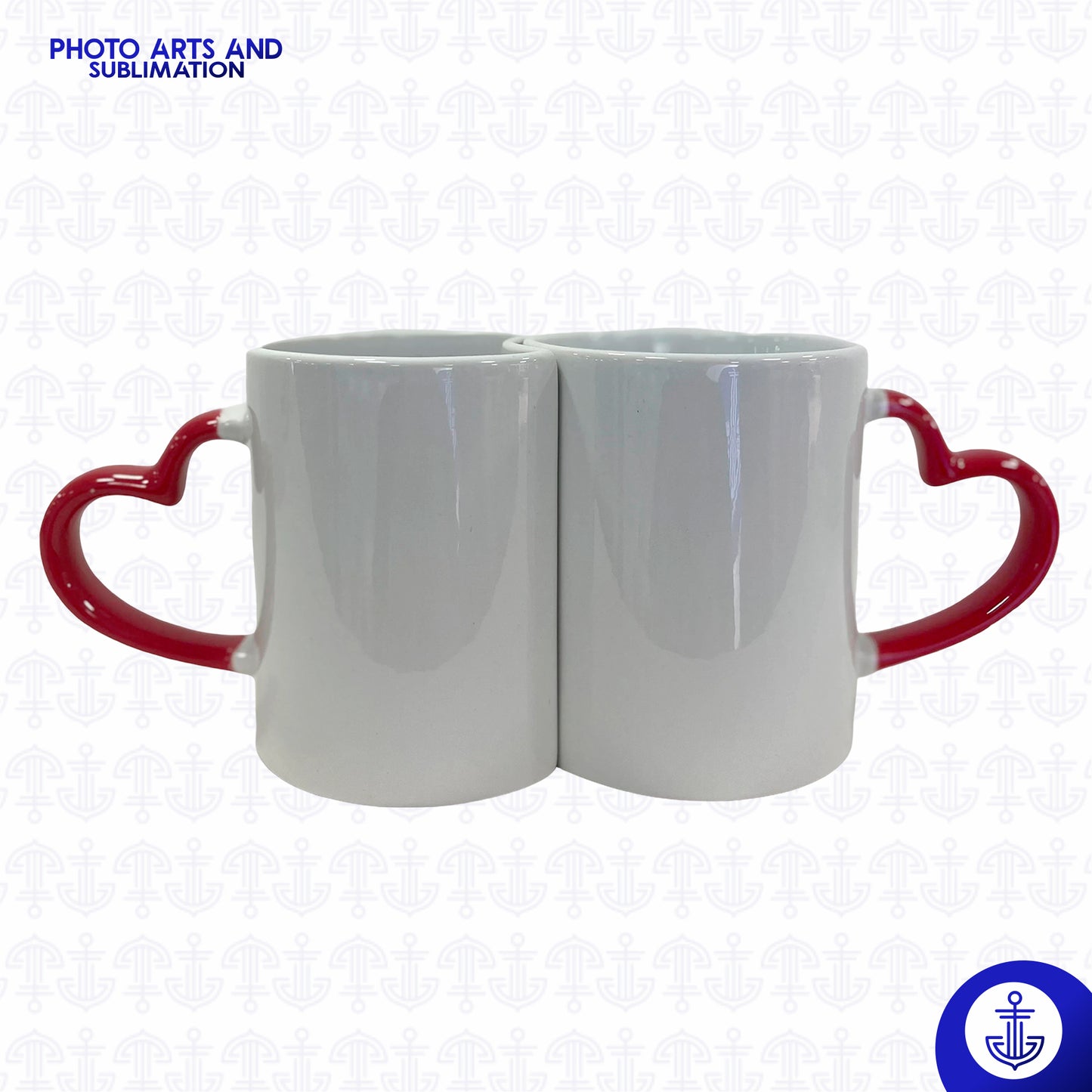 Mug Pareja Blanco con Oreja Roja