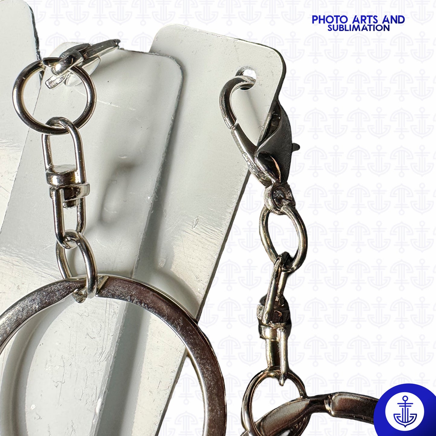 Llavero en Aluminio Sublimable Doble Cara