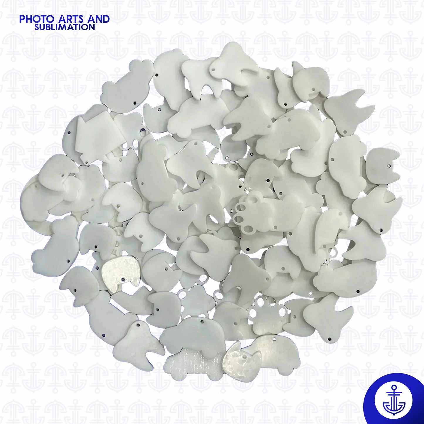 Llavero Acrílico Blanco Premium