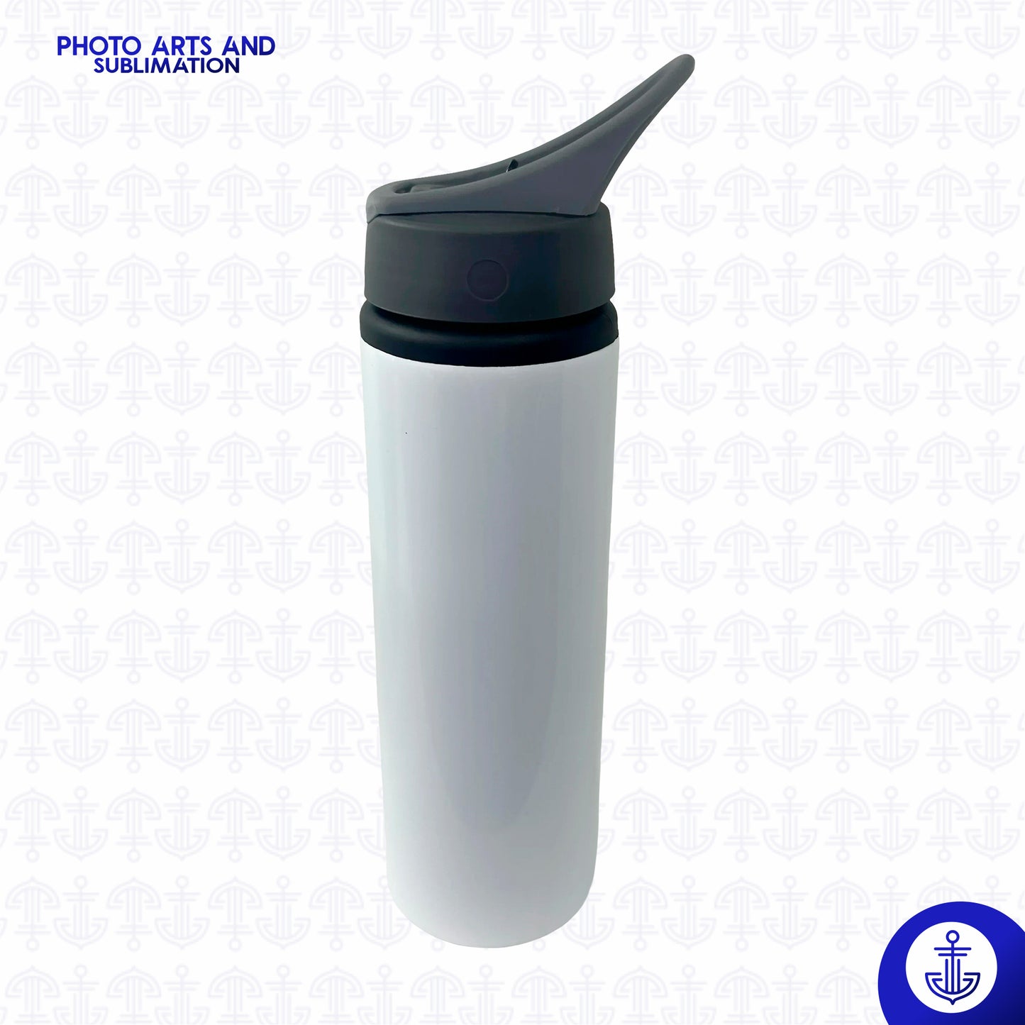 Caramañola Sublimable 700 ml con Tapa Gris