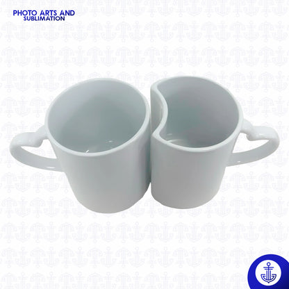 Mug Pareja Blanco con Caja