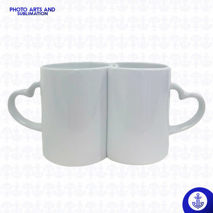 Mug Pareja Blanco con Caja