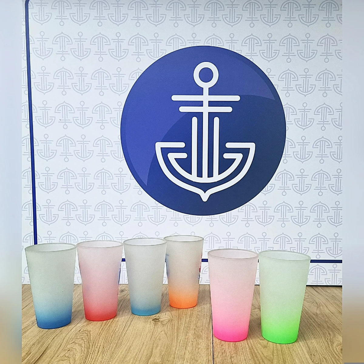 Vaso Opalizado Fondo Color 15 oz