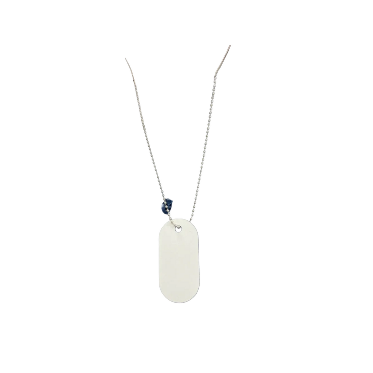 Cadena Ovalada con Placa Sublimable