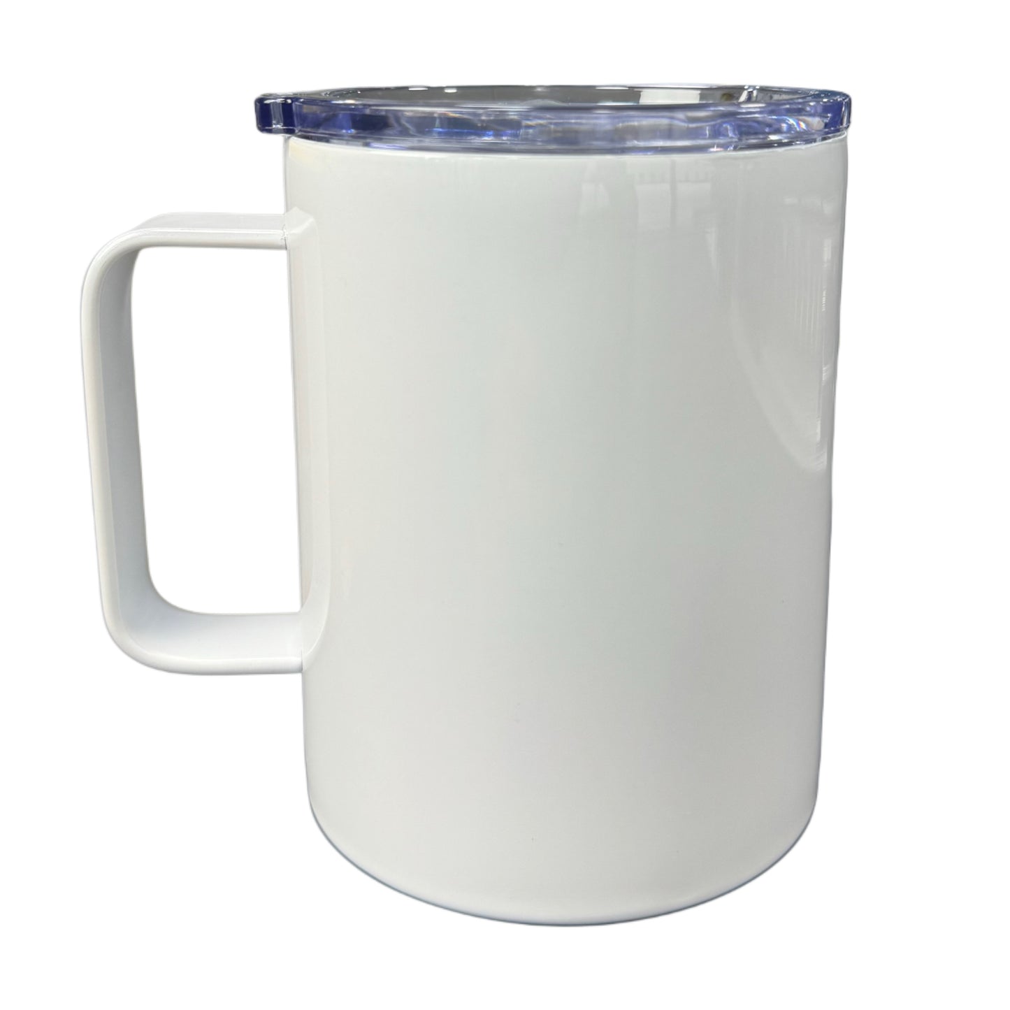 Mug en Acero con Tapa Transparente