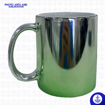 Mug Metalizado Bicolor 11 oz