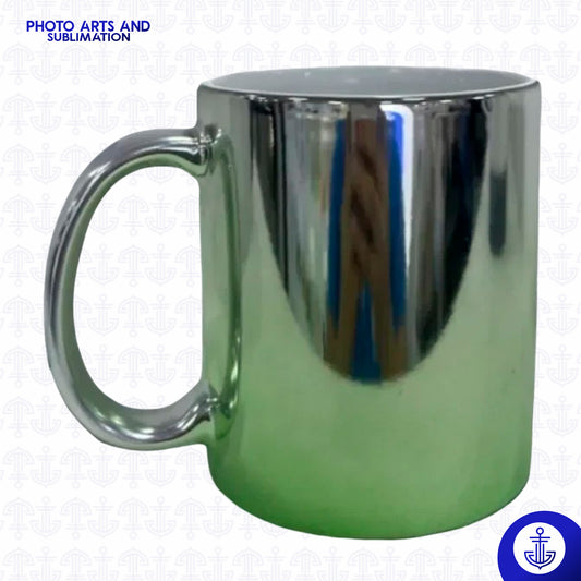 Mug Metalizado Bicolor 11 oz