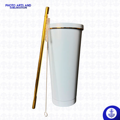 Vaso Malteada Metálico Grande