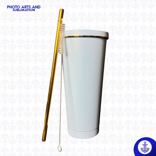 Vaso Malteada Metálico Grande