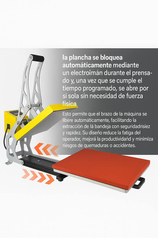 Termofijadora 40x60 Semiautomática con Bandeja Extraíble y Control Táctil