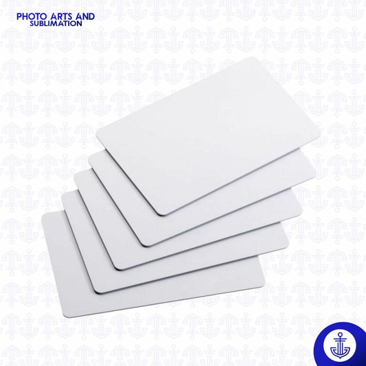 Tarjeta PVC Sublimable 8.5 x 5.5 cm