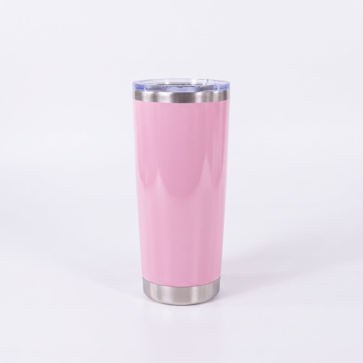 Vaso Termico Conico Pastel Tapa Transparente