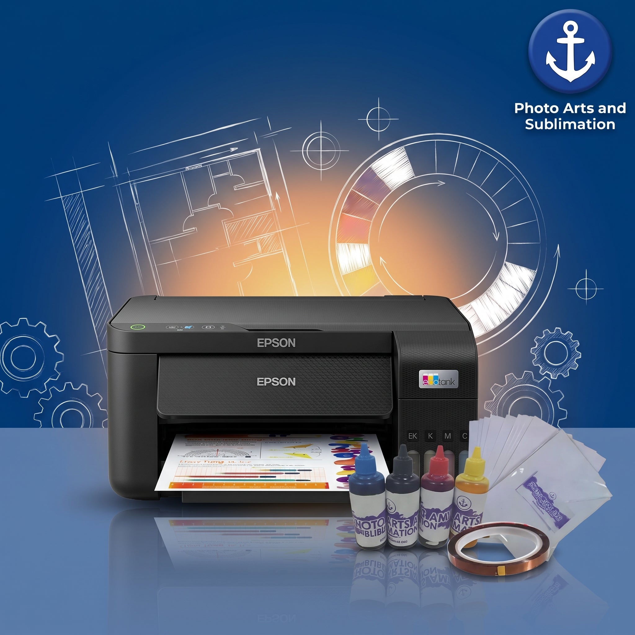Impresora Epson EcoTank L1250 con Wi-Fi
