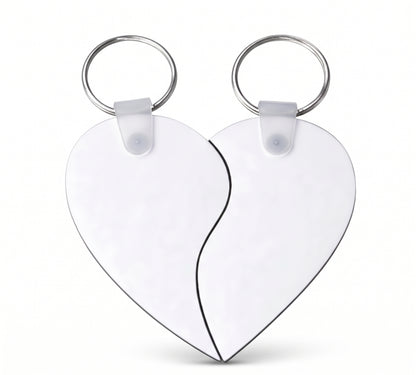 Llavero Corazon En MDF Sublimable