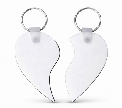 Llavero Corazon En MDF Sublimable