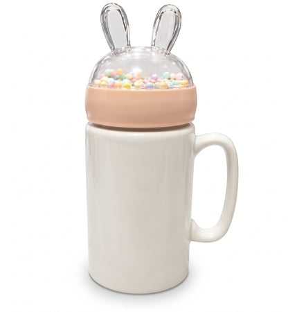 Mug Ceramica Tapa conejo