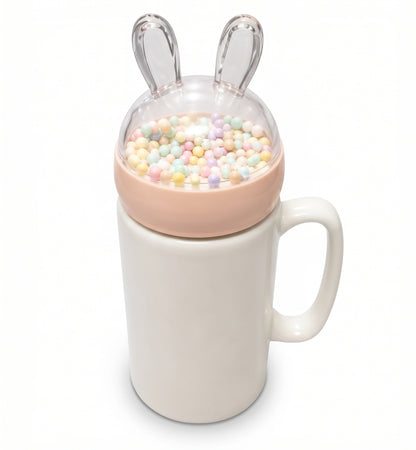 Mug Ceramica Tapa conejo