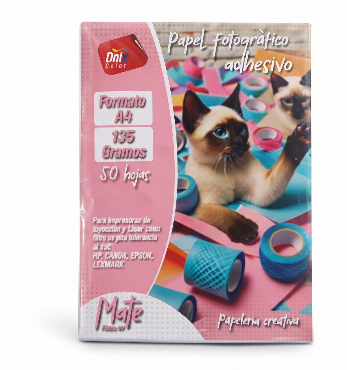 Papel Fotografrico Adhesivo Mate  135 GR
