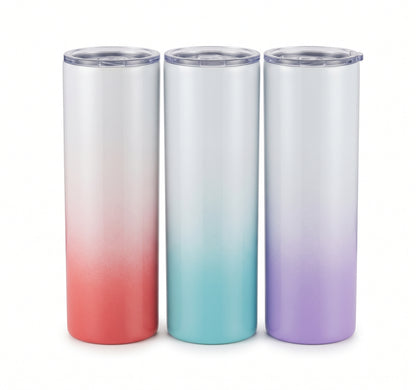Termo Pitillo Metalico Bicolor Pastel
