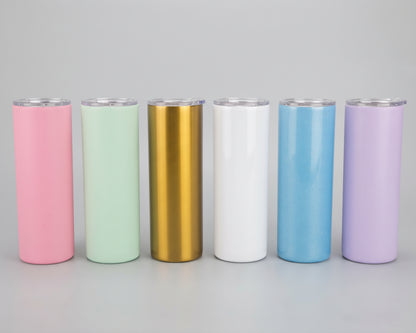 Termo Pitillo Metalico Pastel