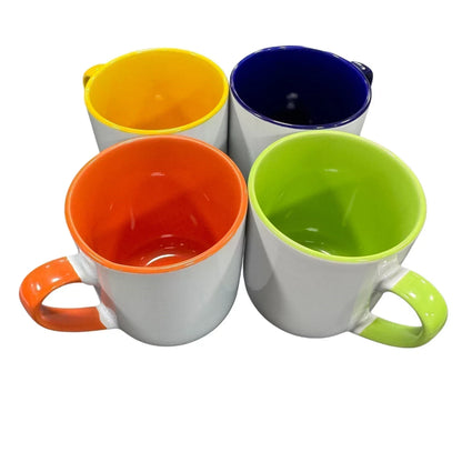 Mini mug conico fondo color