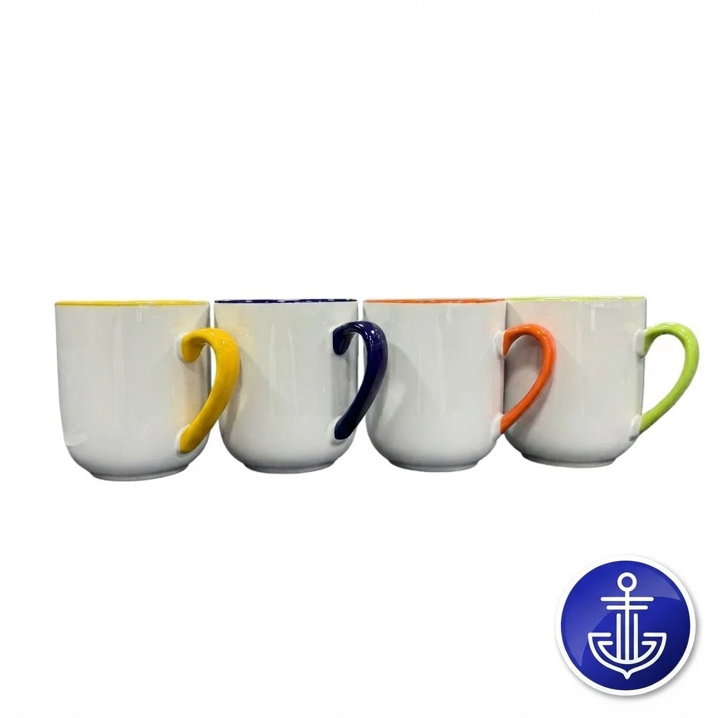 Mini mug conico fondo color