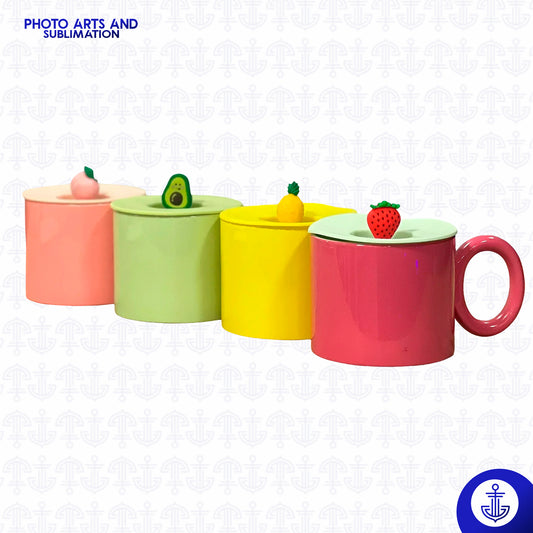 Mug con Tapa Fruta