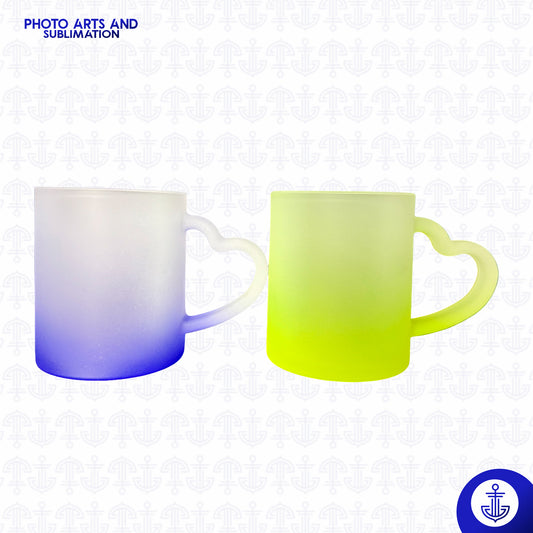 Mug Opalizado con Oreja Corazón