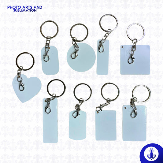 Llavero en Aluminio Sublimable Doble Cara