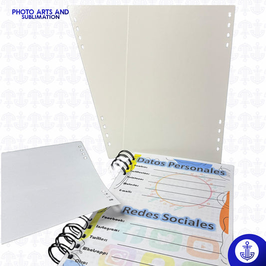 Agendas en Cartón Sublimable