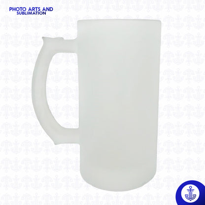 Mug Cervecero Opalizado Blanco