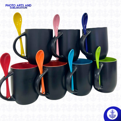 Mug Mágico Cónico con Cuchara