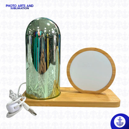 Lámpara con Placa Sublimable
