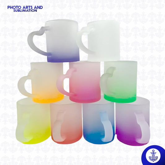 Mug Opalizado con Oreja Corazón