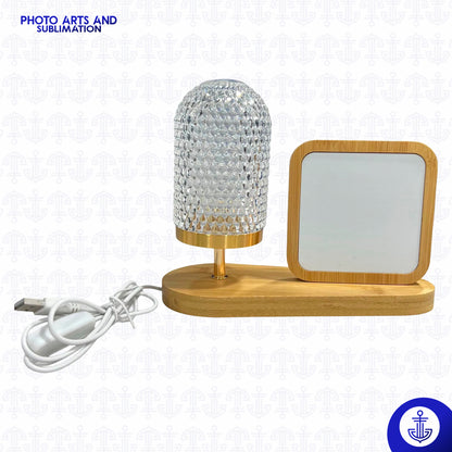 Lámpara con Placa Sublimable