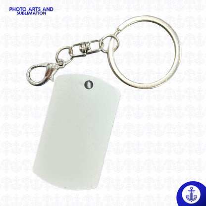 Llavero en Aluminio Sublimable Doble Cara