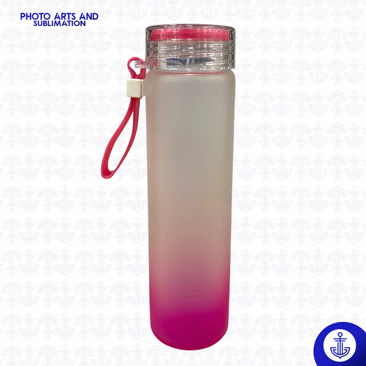 Caramañola de Vidrio Fondo Color 500 ml