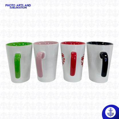Mug Cónico 12 oz con Fondo de Color