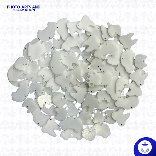 Llavero Acrílico Blanco Premium