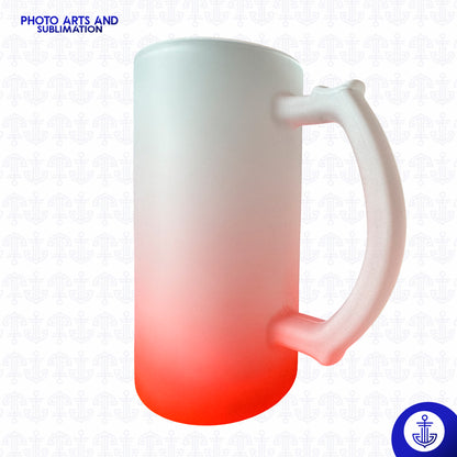 Mug Cervecero Opalizado con Fondo de Color