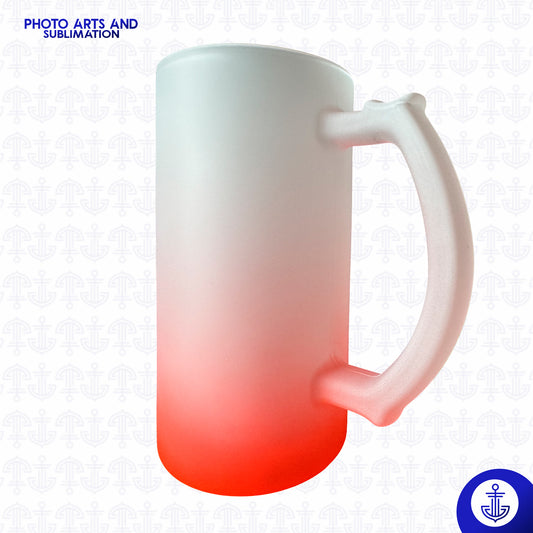 Mug Cervecero Opalizado con Fondo de Color