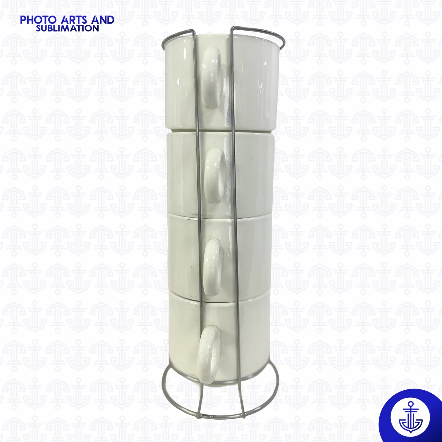 Set de 4 Mugs Apilables con Caja