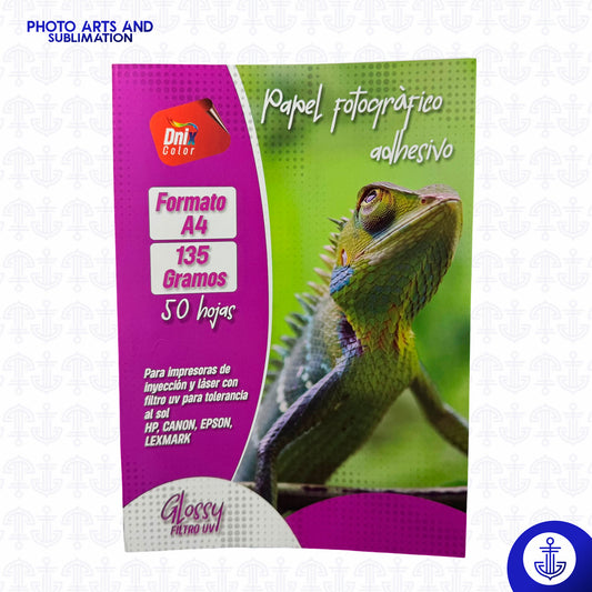 Papel Fotográfico Adhesivo 135g